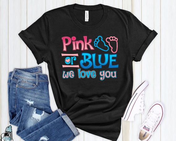 Baby Gender Reveal Shirt Gender Reveal Party Gender Party Etsy