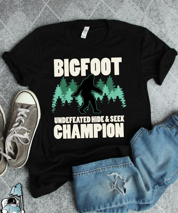 bigfoot hide and seek shirt