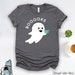 Ghost Books, Booooks Shirt, Halloween Reading Shirt, Librarian T-Shirt, Librarian Gift, Bookworm Gift, Halloween Party Teacher Shirt 