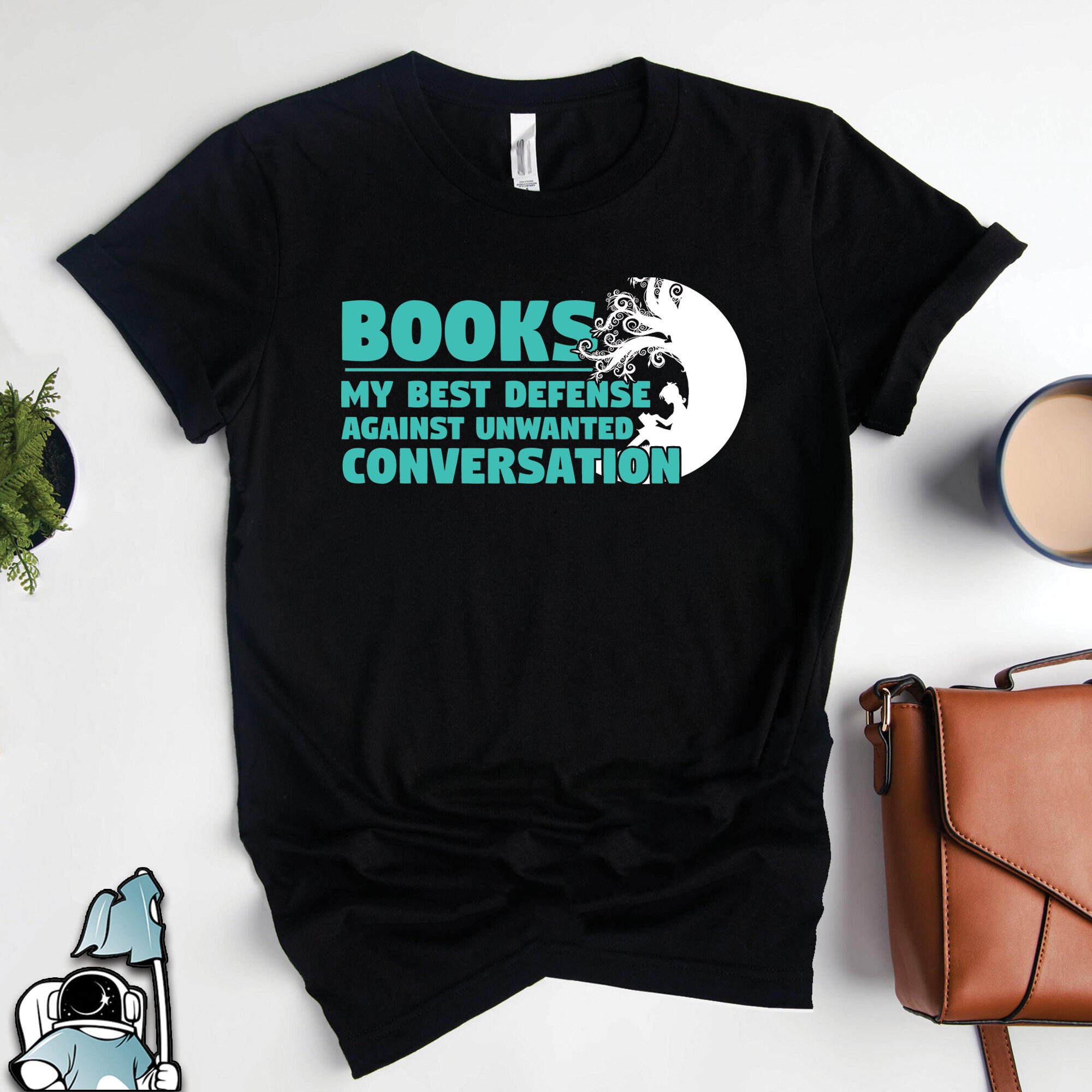 Book Lover Shirts Reader Shirts Reader Gifts Best Defense Etsy