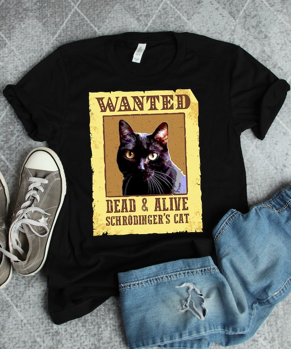 Maglietta gatto shop schrodinger