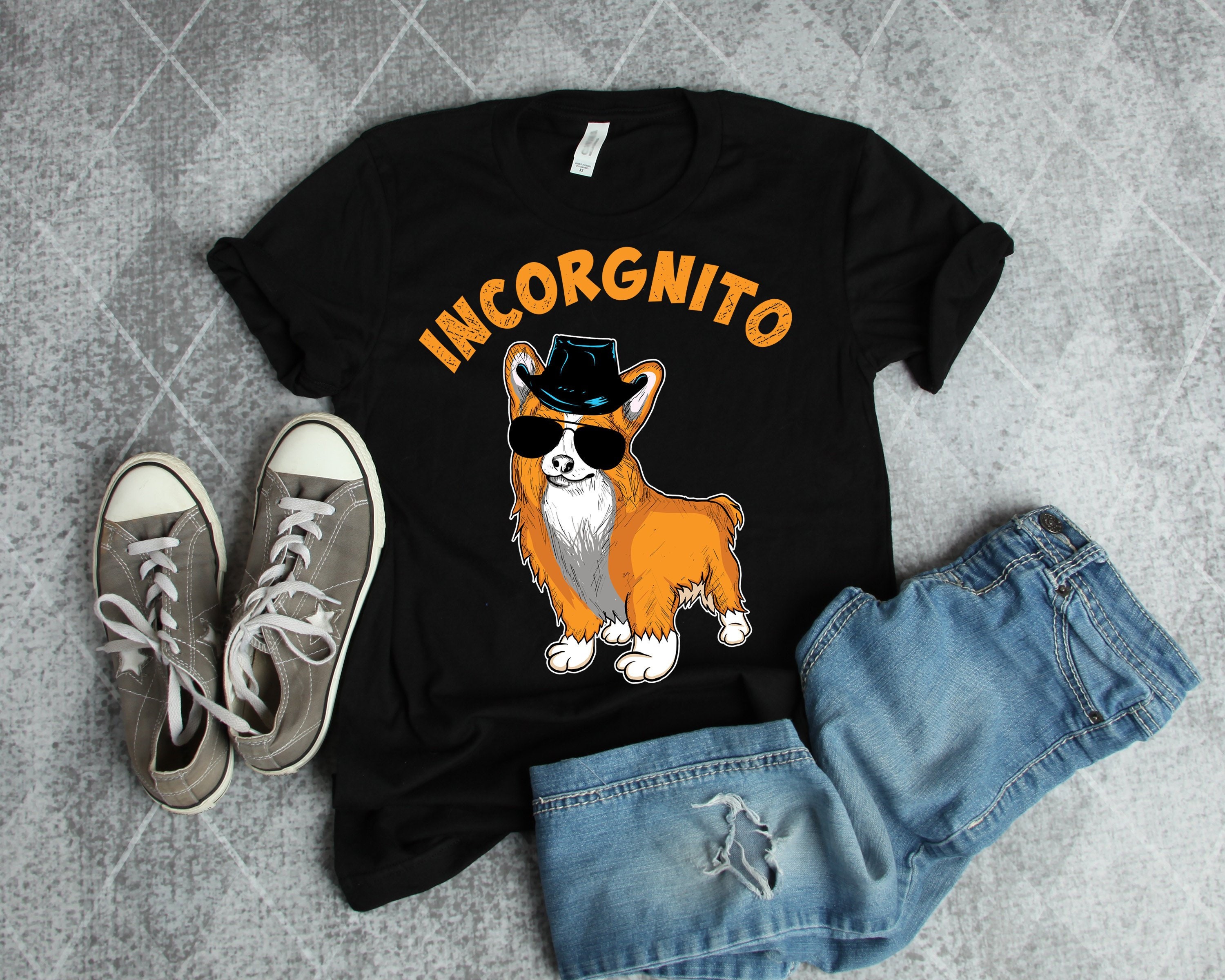 Cute Corgi Gift Corgi Mom Incorgnito Shirt Funny Corgi Shirt, Corgi Gifts Funny Corgi Gift Corgi Lover Corgi Sweatshirt Incorgnito