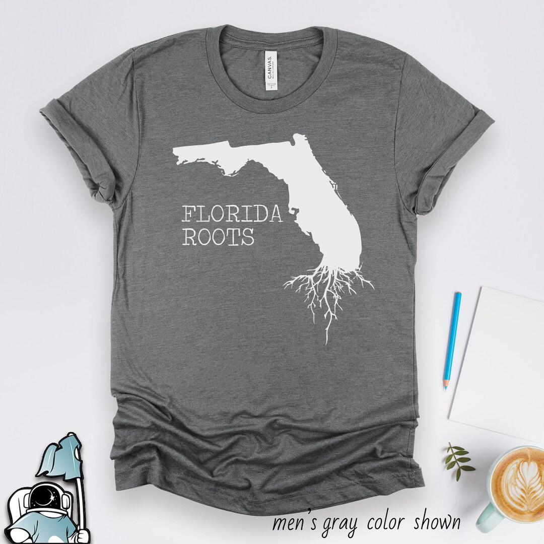 Florida Roots Shirt, Florida Shirts, Florida Gifts, Florida Art, State ...