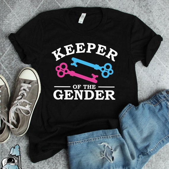 Keeper Of The Gender Reveal T Shirt Baby Shower Party Gift Keeper Of The Gender Reveal T Shirt Baby Shower Party Gift