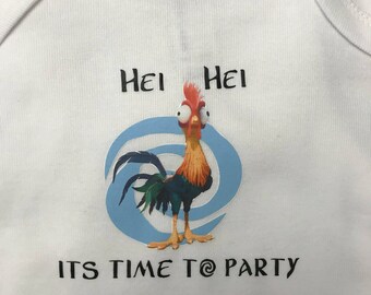 Camisas da família Moana customizáveis. Hei hei, Moana, pua, maui etc.