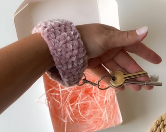 Velvet Wristlet Keychain