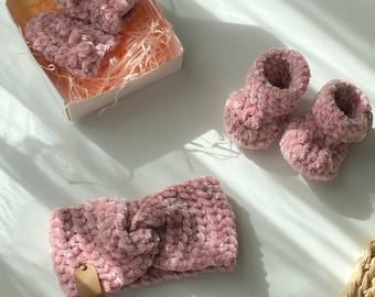 Handmade Crochet Baby Gift Set – Choose Any 2 Baby Accessories