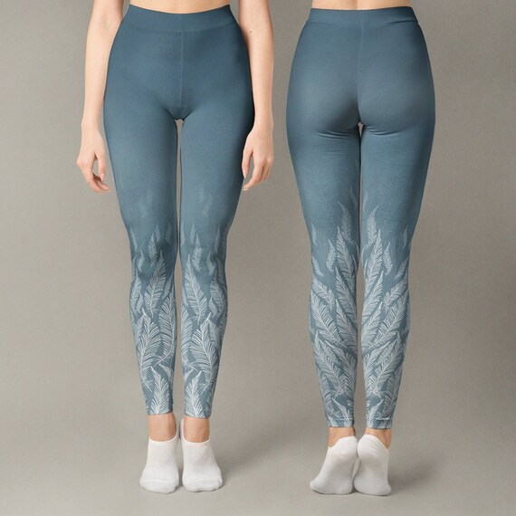 light blue yoga pants