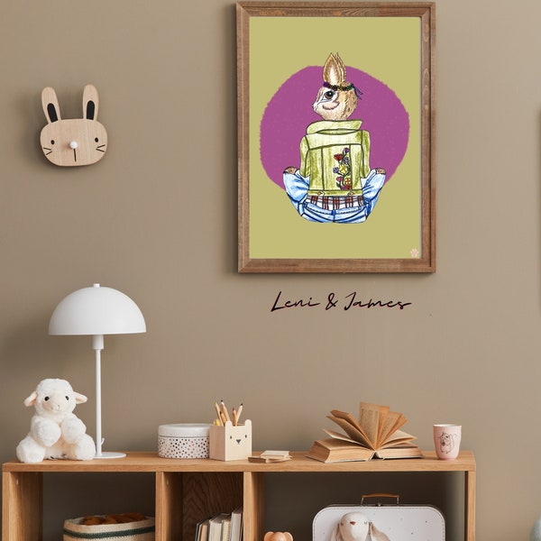 Hipster Rabbit - Etsy