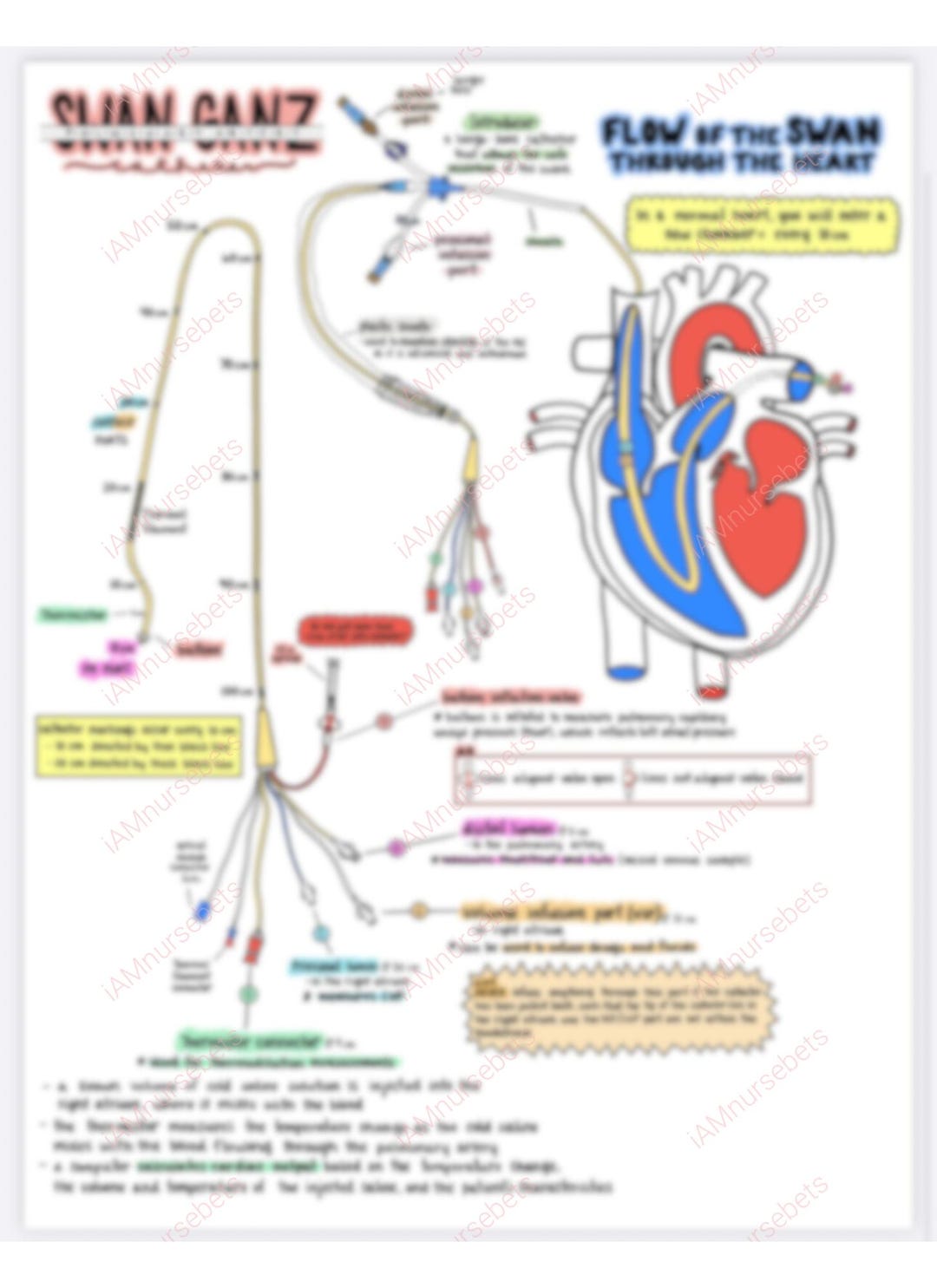 Hymodiamic Notes Hemodynamic Monitoring With a Swan-ganz (pulmonary Artery) Catheter ...