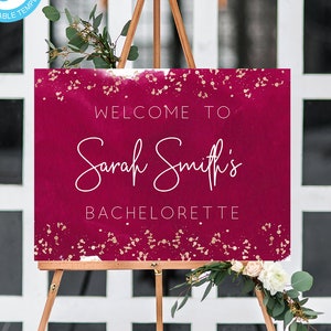 rose gold bachelorette welcome sign,bachelorette Party Sign, bachelorette party banner, welcome sign bachelorette,