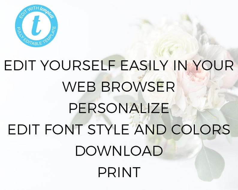 Rustic Floral hens party Invitation hens party invitations Etsy