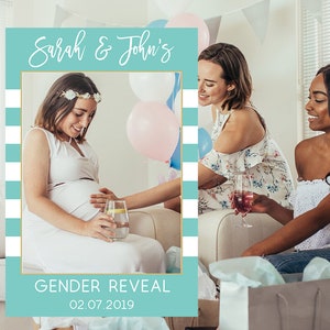 Gender reveal Photo Prop Frame, gender reveal photo prop, gender reveal photo backdrop, gender reveal decorations, gender reveal instagram