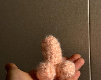 Patrón de crochet para un pequeño pene (no apto para mayores de 18 años) [Descarga digital]