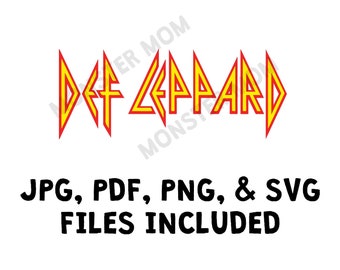 80s Band LAYERED SVG | Rock Band SVG | Rock Band PnG | 80s Band File Set