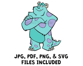 Monsters Inc Svg Etsy