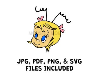 Cindy Lou Who Svg Etsy