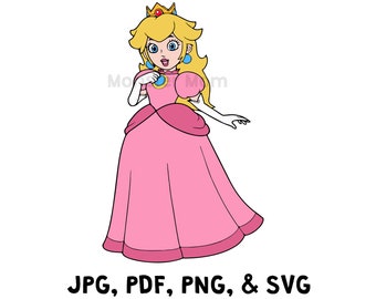 Free Free 332 Outline Princess Peach Svg SVG PNG EPS DXF File
