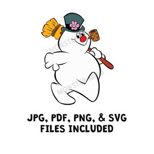 Snowman LAYERED SVG | The Snowman SVG | Frosty Clipart | Snowman