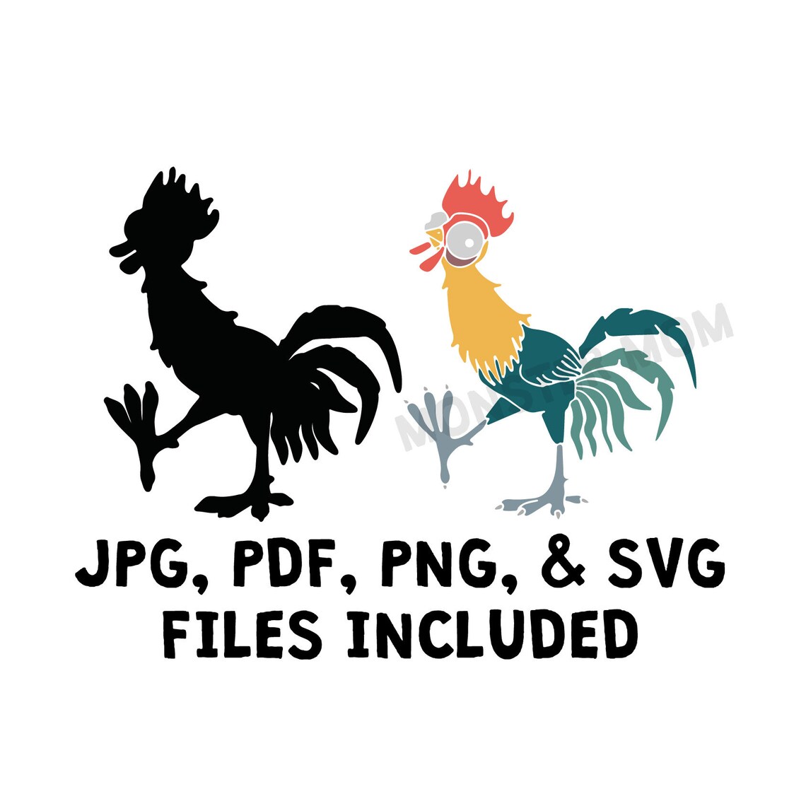 Pua Heihei LAYERED SVG Pua Svg Heihei Svg Pua Heihei Png | Etsy