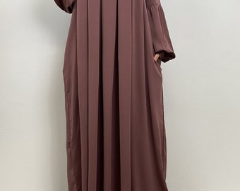 Khimar Abaya with Cuff Sleeves