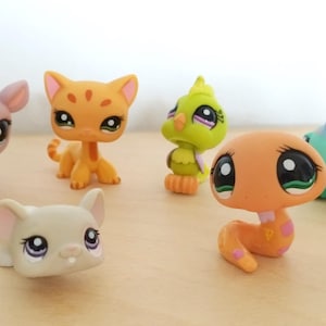 LPS &#39;Multi Pack: Collector&#39;s Set&#39; / Shorthair Cat #1377, Snake #1387, Iguana #1382 / Authentic Littlest Pet Shop