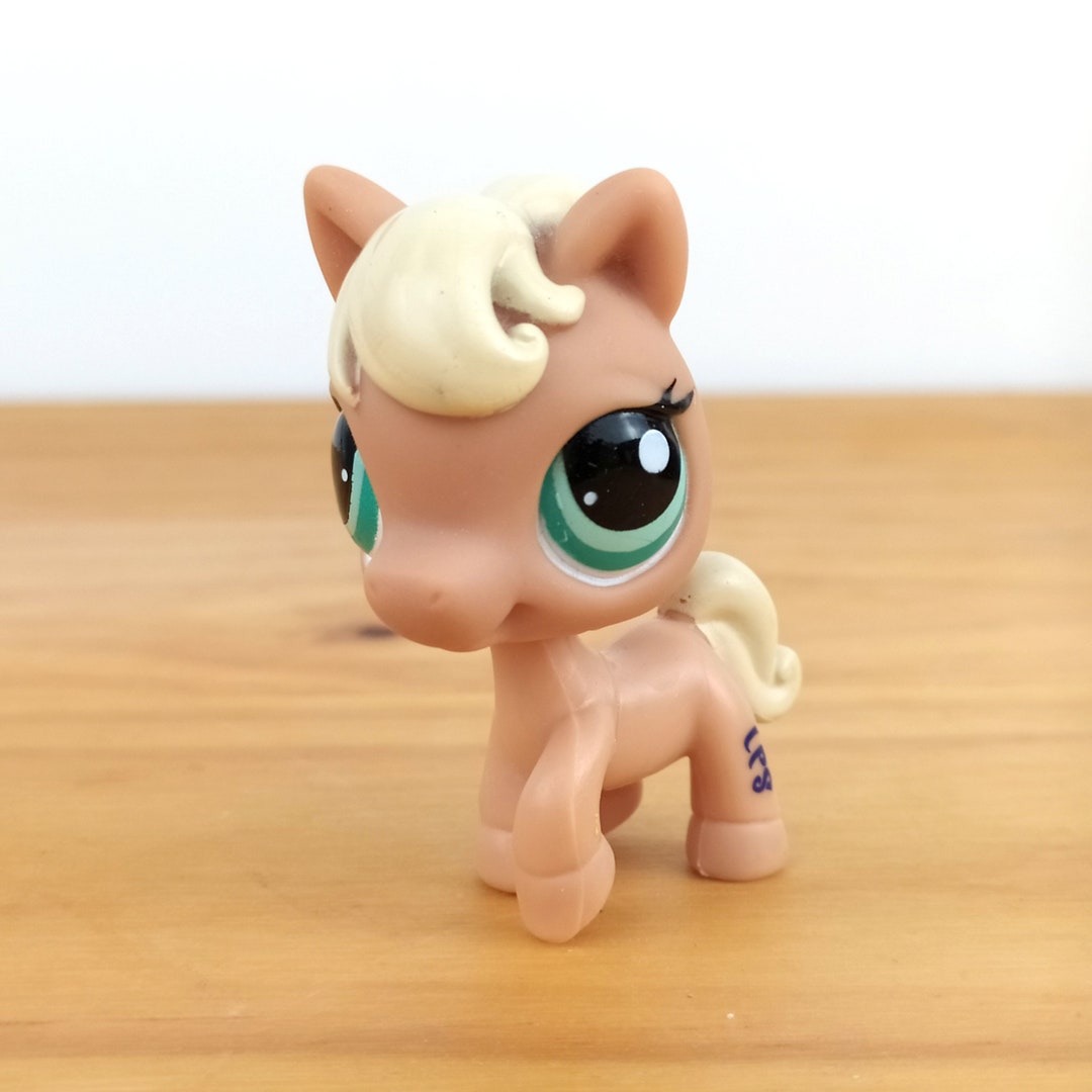 Pony Littlest Pet Shop Caballos LPS Rare! Blind Bag Palomino Horse