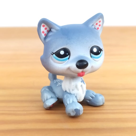 LPS #2110 LITTLEST PETSHOP ORIGINAL CHIEN GOG HUSKY AUTHENTIQUE HASBRO BLYTHE