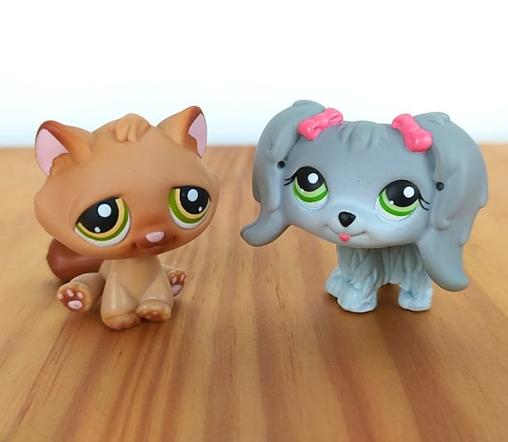  ORCRAT LPS Pet Shop Littlest Q House Juguetes para mascotas  Lindo gato, gato, perro, el mejor regalo (L933) : Todo lo demás