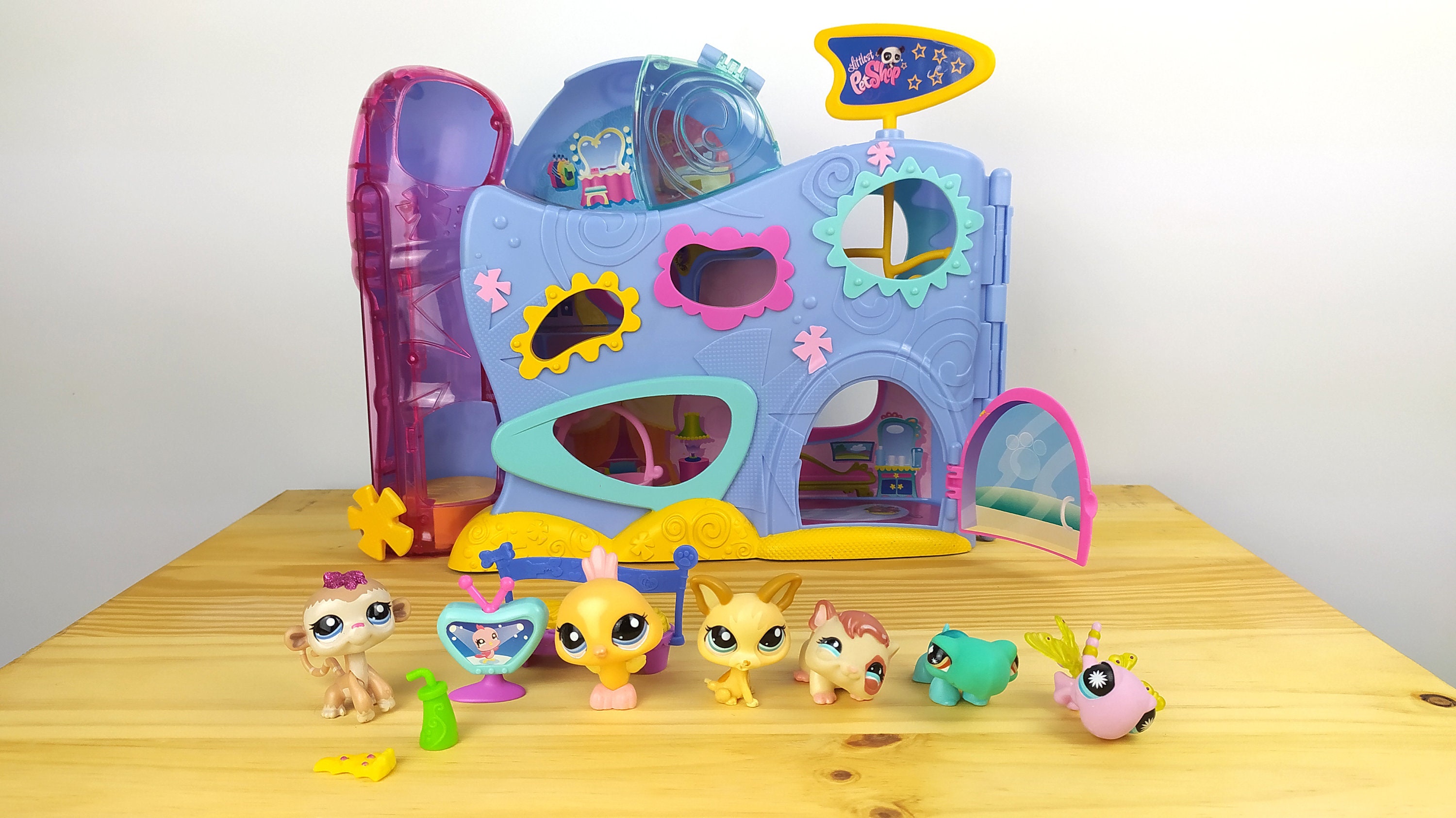 LPS 'pet Hotel' Playset / Glitter Monkey Extra Pets / Authentic Littlest  Pet Shop Hasbro / Toy Collector 