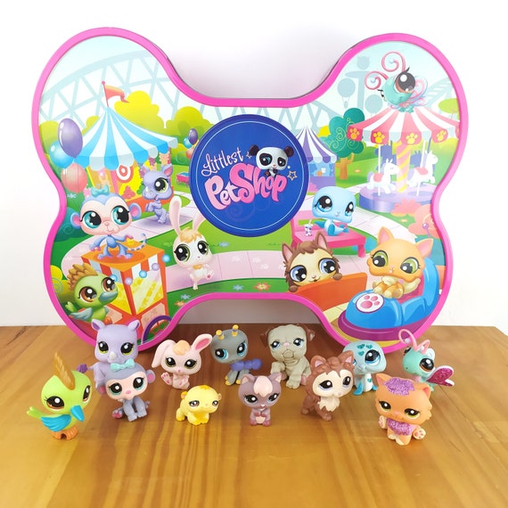 Littlest pet shop store glitter pets