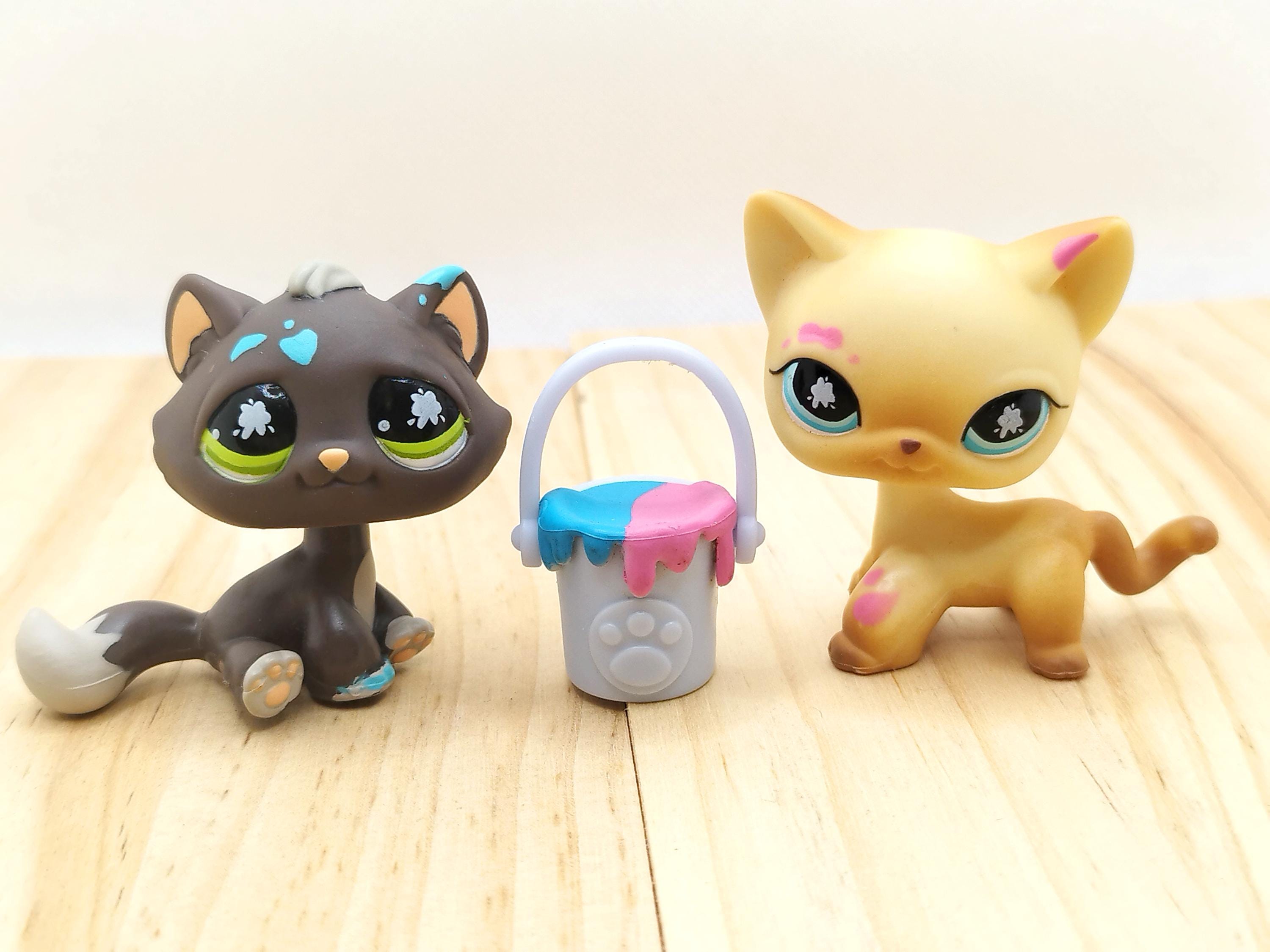 Lot 2 Chats avec Accessoire #815 #816 LITTLEST PETSHOP / LPS HASBRO