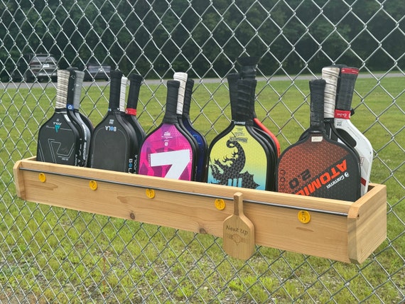 Next up Pickleball Paddle Holder Rack Etsy