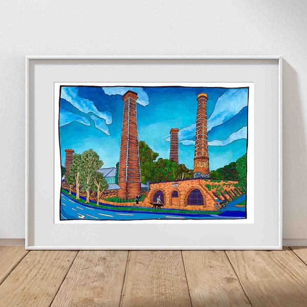 Bricks of the Brick Works | Fine Art Print | Limited Edition of 75 | A2 A3