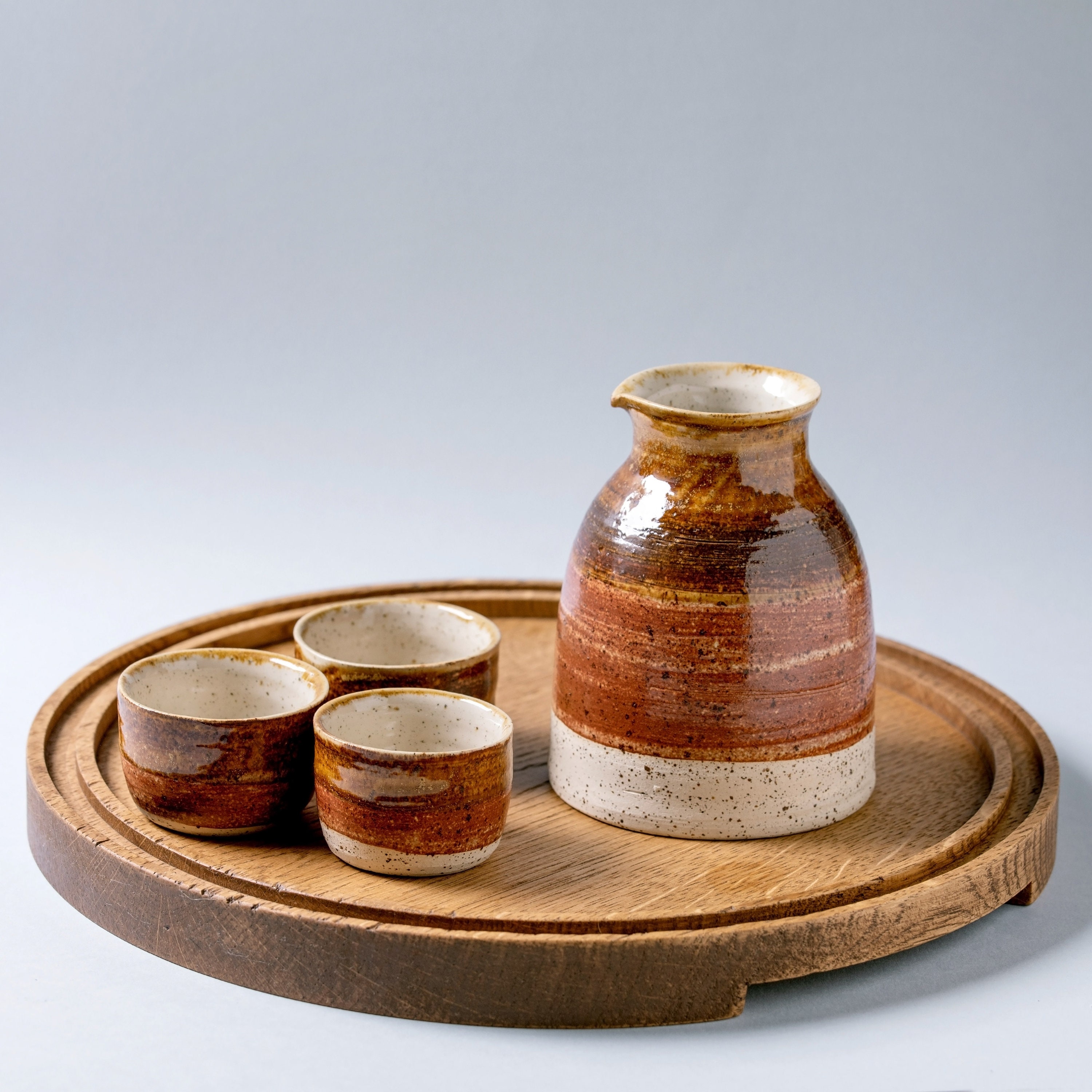 Handmade Sake Set 5 pieces sake set Japanese Small Sake cups Etsy