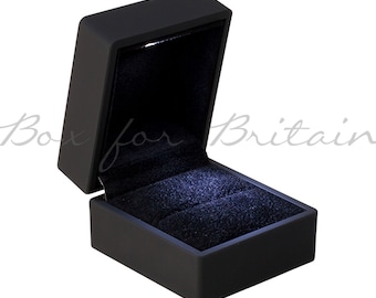 slim engagement ring box with light