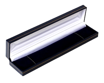 Leatherette Bracelet Gift Box: Velvet Lined Jewelry Display