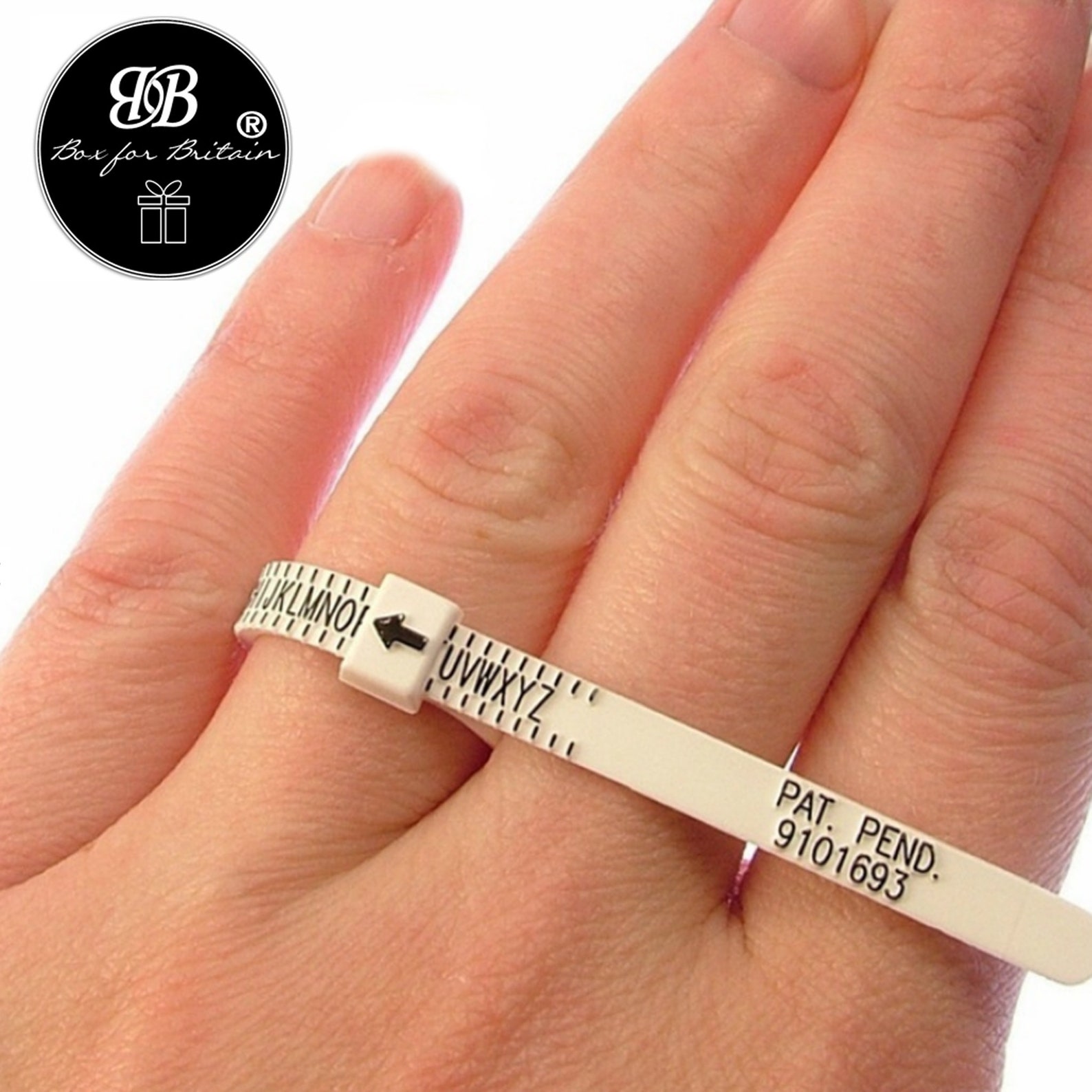 UK Finger Measuring Tool AZ. Unisex Plastic Ring Sizer for Etsy