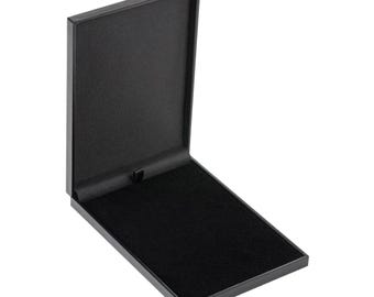 Slim Leatherette Necklace Box: Proposal, Wedding, Valentine's