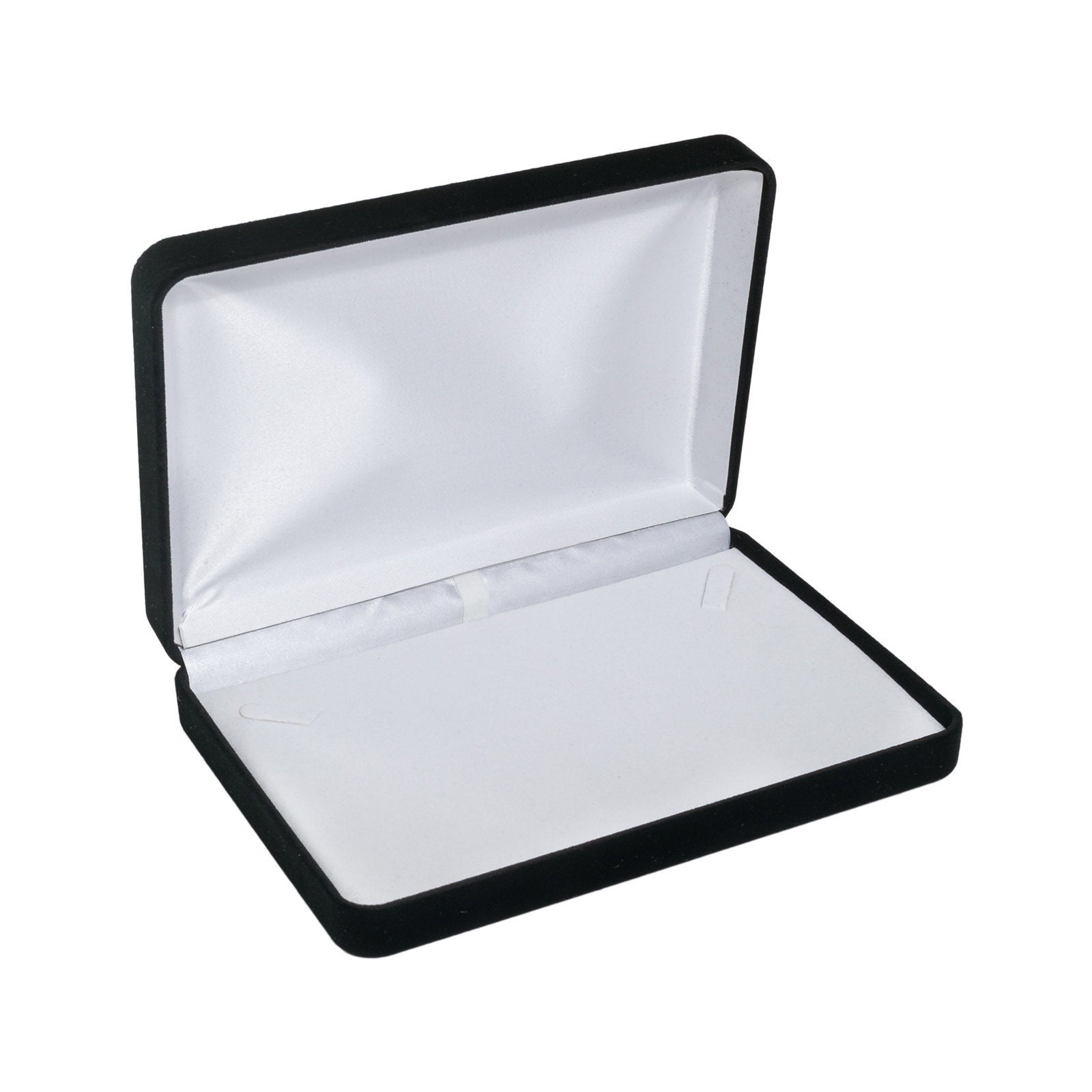 Luxury Black Velvet Jewellery Box Necklace Pendant Gift Box Etsy UK