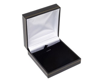 Luxury Leatherette Jewelry Box: Velvet Earring Display, Gift Packaging