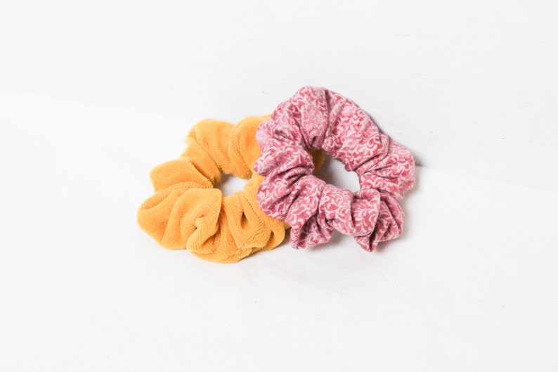 Fall Scrunchies Pack  Scrunchies For Fall  Yellow Scrunchies image 0