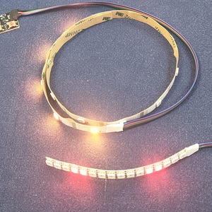 LED Lighting Module: Cosplay, Models, Crafts - 20 Effects, Flexible 16 LED strip