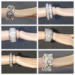 1/6 Modepuppe Schmuck Silber Armschmuck Fashion Royalty, Silkstone, BJD etc