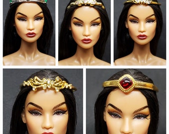 1/6  Fashion Doll Jewelry Crown BJD, Fashion Royalty, Silkstone, etc.