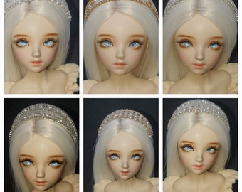 Custom BJD Headband Crowns SD 1/4 size BJD Dolls adjustable
