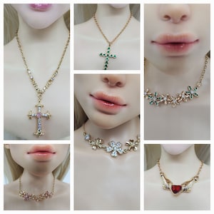 Modepuppen Schmuck Halskette MSD 1/4 & SD 1/3 BJDs