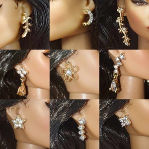 1/6 size Phichen ,Bjd,  Fashion Royalty, Silkstone etc Doll Earrings