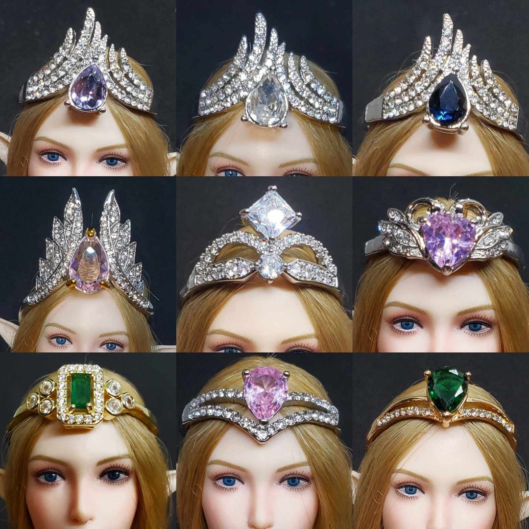 1/6 Size Bjds,barbie,fashion Royalty Crown / Tiara Fashion Doll Jewelry ...
