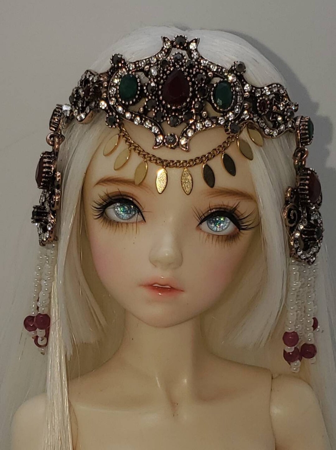BJD Moroccan Queen Inspired Headpiece/ Crown MSD 1/4 BJD Etsy